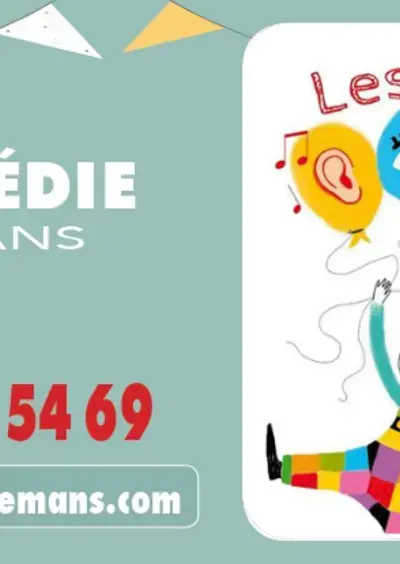 Les 5 sens de bonhomme de couleurs