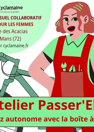 Atelier Passer'Elles (mécanique vélo géré par et pour les femmes)