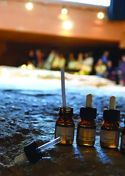 Visite flash : découverte olfactive aux thermes romains