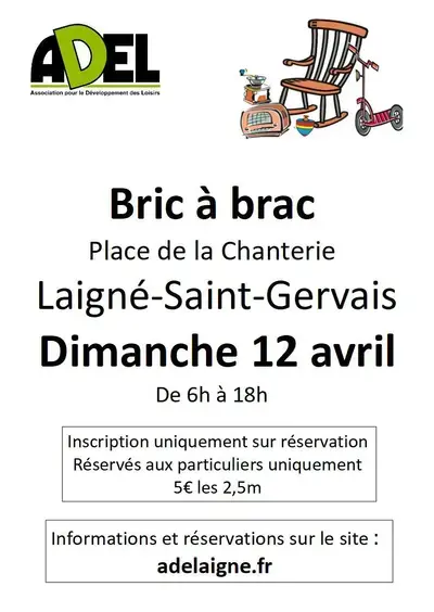 Bric à Brac Laigné-Saint-Gervais - ADEL