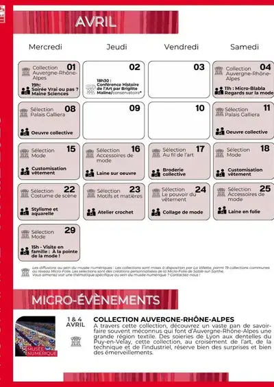 Avril à la Micro-Folie !