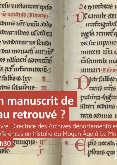 Conférence : ‘‘Un manuscrit de l’abbaye de l’Epau retrouvé ?’’