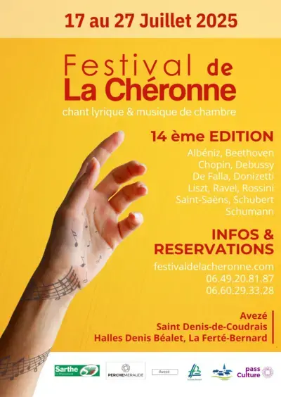 Festival de La Chéronne - Concert de Guitare, Saxophone, Piano & Musique de chambre
