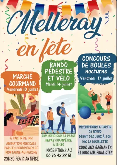 Randonnée pédestre et vélo, Repas champêtre