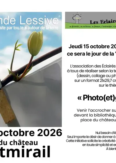 La Grande lessive "Photo (et) graphie"