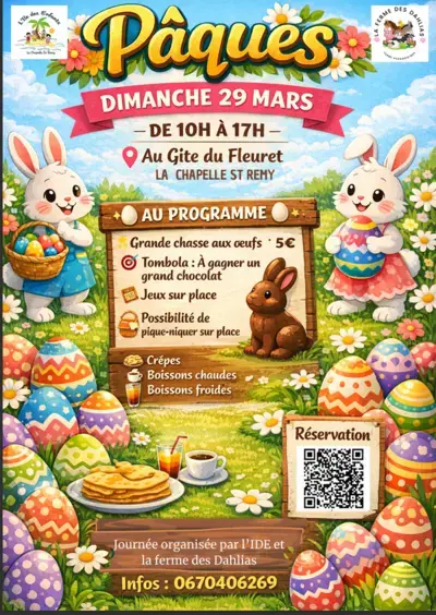 Chasse aux oeufs de Pâques