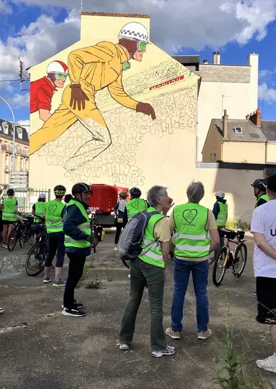A Vélo Curieuz'Mans : balade Street-art avec Cyclamaine