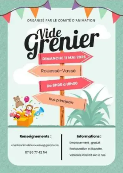 Vide greniers à Rouessé-Vassé