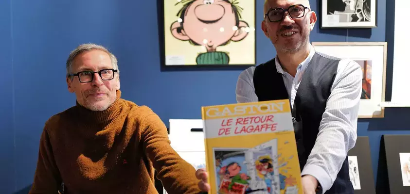 Gaston Lagaffe à l'Abbaye Royale de l'Épau