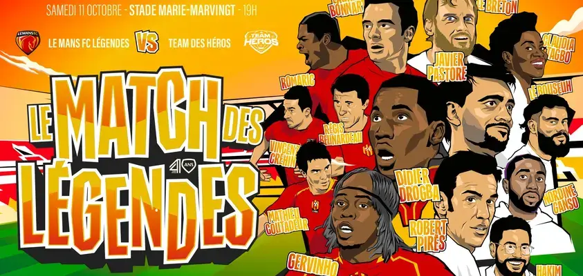 Le Mans FC célèbre ses 40 ans avec un match emblématique