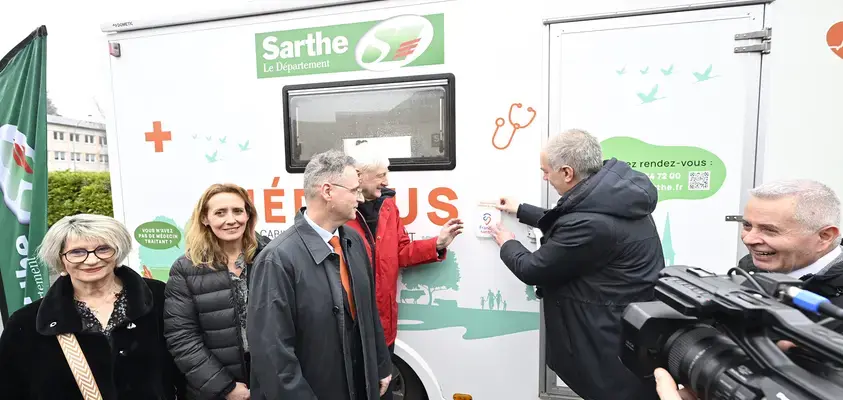 Le Médibus sarthois rejoint le réseau « France Santé »
