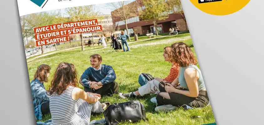 Couverture du magazine du Département de la Sarthe !