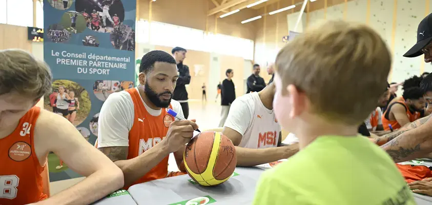 Le MSB s’est entraîné à Champagné avec le Département !