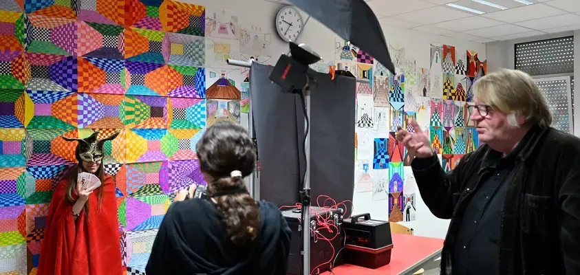 Les collégiens s’initient à la photographie avec le Département 