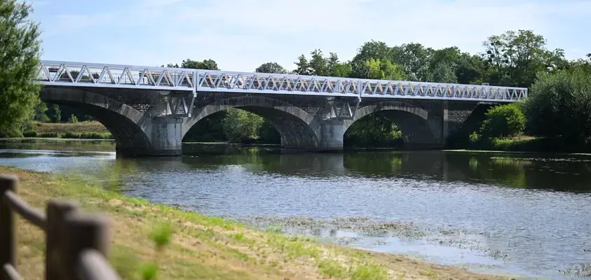 Une nouvelle passerelle inaugurée à Noyen-sur-Sarthe