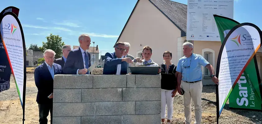 Première pierre pour la Maison de Santé Pluridisciplinaire du Lude