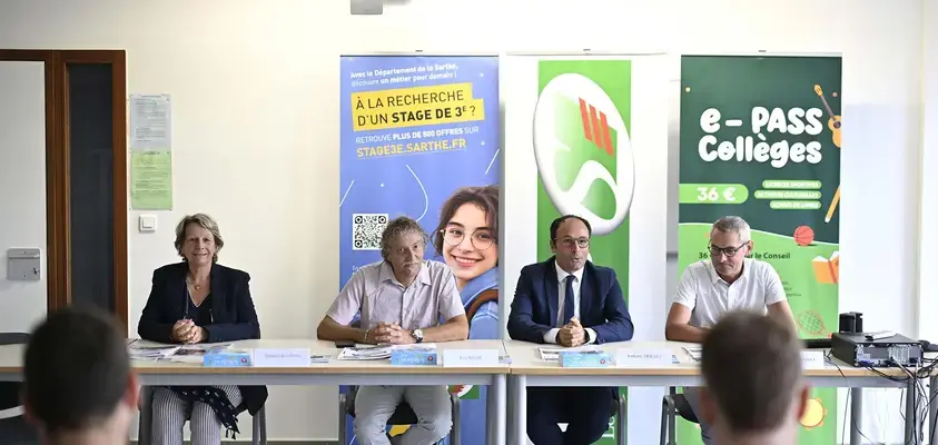 Une rentrée des collèges sarthois tournée vers l’avenir !
