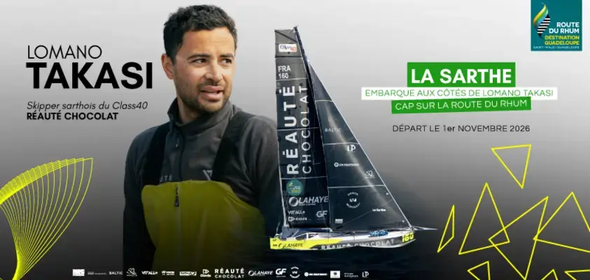 Suivez Lomano Takasi sur la Route du Rhum : départ le 1er novembre !