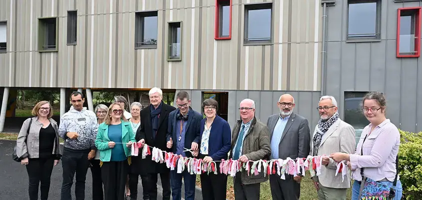 Le foyer de vie Le Moulin de la Cour à Saint-Pierre-du-Lorouër inauguré