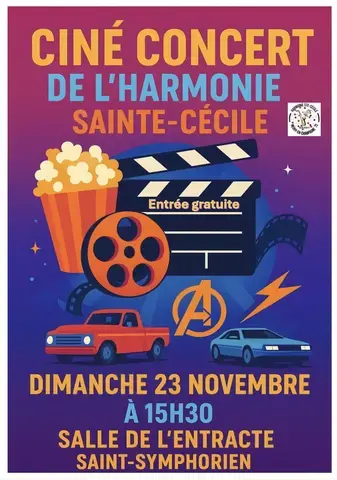 Ciné-concert de l'Harmonie Sainte-Cécile