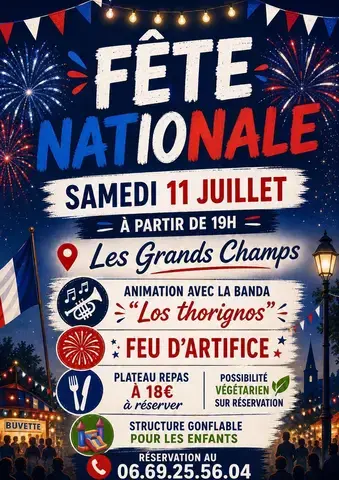 Fête nationale et feu d'artifice
