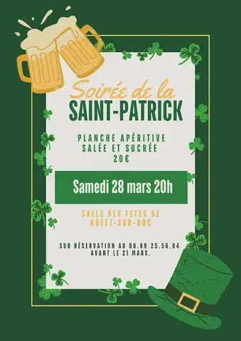 Soirée de la St Patrick