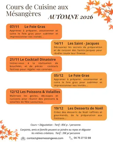 Cours de Cuisine