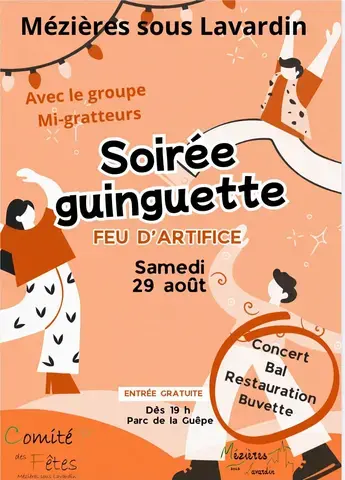 Soirée guinguette - Feu d'artifice