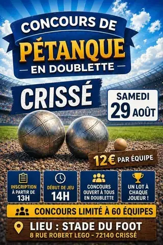 Concours de pétanque