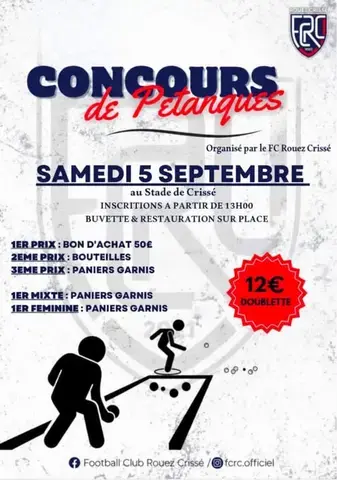 Concours de pétanque
