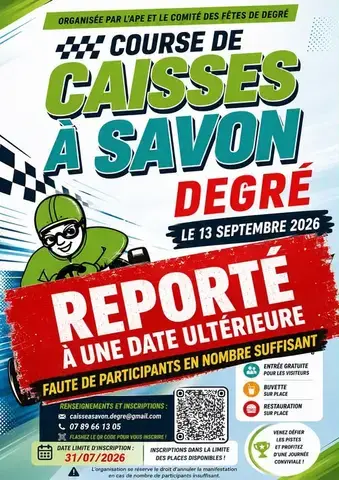 Course de caisses à savon à Degré