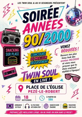 Soirée Années 90/2000 - Pezé-le-Robert