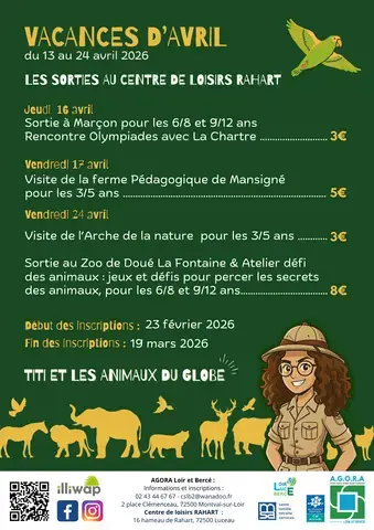 Vacances d'avril au Centre de loisirs RAHART