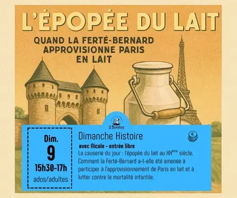 Dimanche de l'histoire "L’épopée du lait à La Ferté-Bernard"