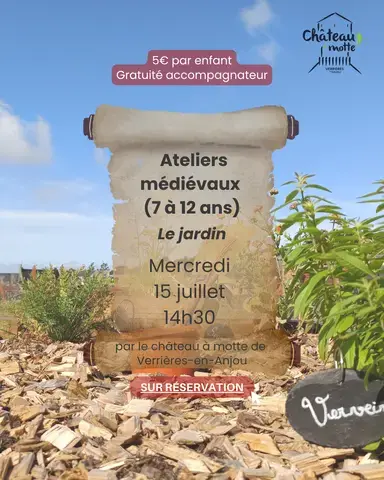 Les Ateliers Médiévaux (7-12 ans) : Le jardin