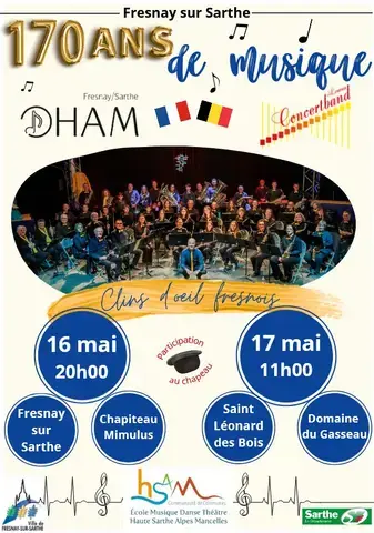 170 ans de l'Orchestre d'Harmonie des Alpes Mancelles