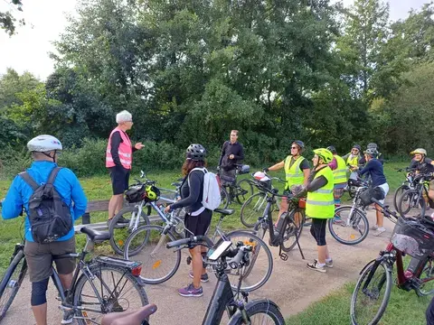 A Vélo Curieuz'Mans,  balade vers les parcs du Mans avec Cyclamaine