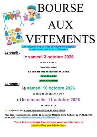 Bourse aux vétements