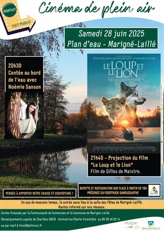 Veillée contée au bord de l'eau et Cinéma de plein air
