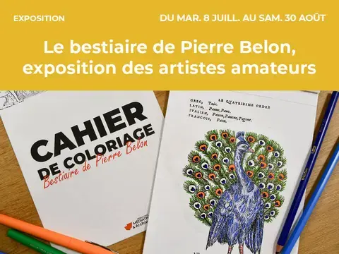 Le bestiaire de Pierre Belon, exposition des artistes amateurs