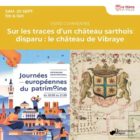 Sur les traces d’un château sarthois disparu : le château de Vibraye