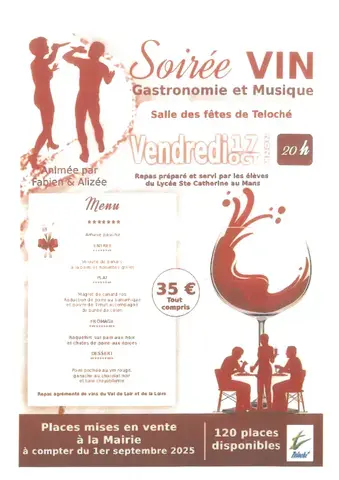 Soirée Vin, Gastronomie et Musique