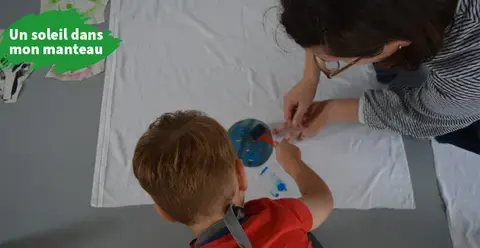 Atelier "Peinture sur tissu". De 3 à 6 ans