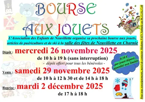 Bourse aux jouets
