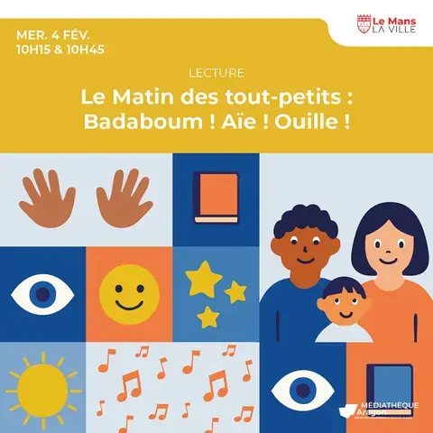 Le Matin des tout-petits : Badaboum ! Aïe ! Ouille !
