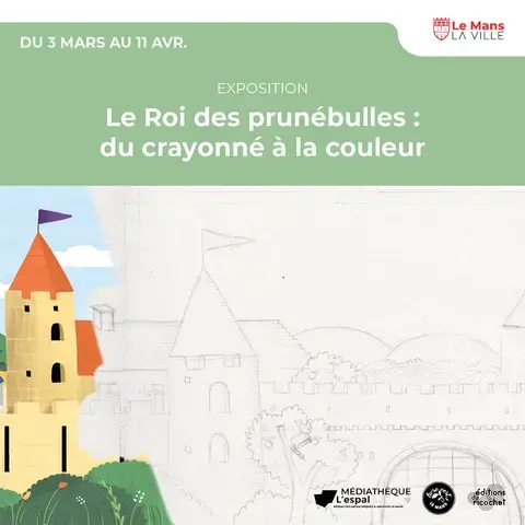 Le Roi des prunébulles : du crayonné à la couleur
