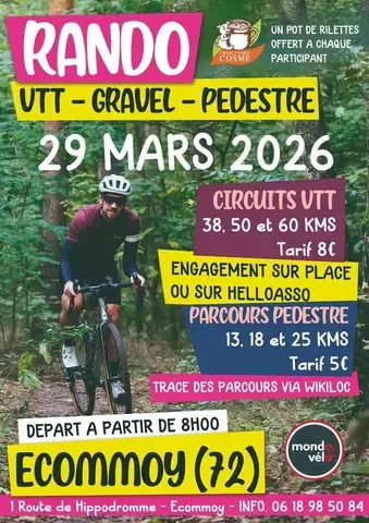 Rando VTT - Gravel - Pédestre