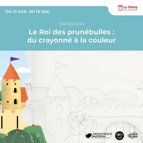 Le Roi des prunébulles : du crayonné à la couleur