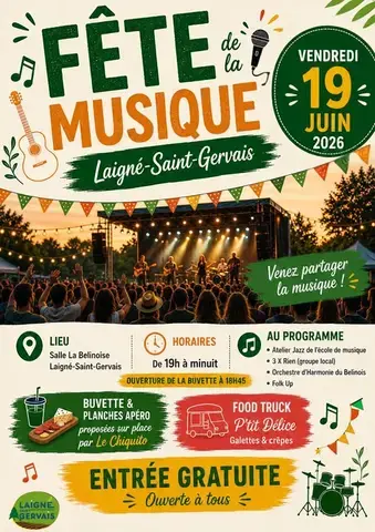 Fête de la musique Laigné-Saint-Gervais