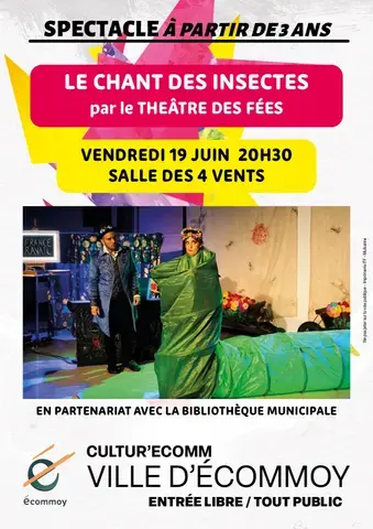 Spectacle "Le Chant des insectes" par le Théâtre des Fées